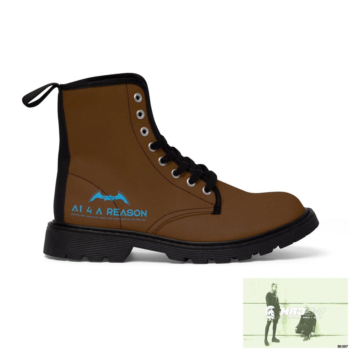 A1 4 A Reason Black Canvas Boots US 7 / Black sole Shoes