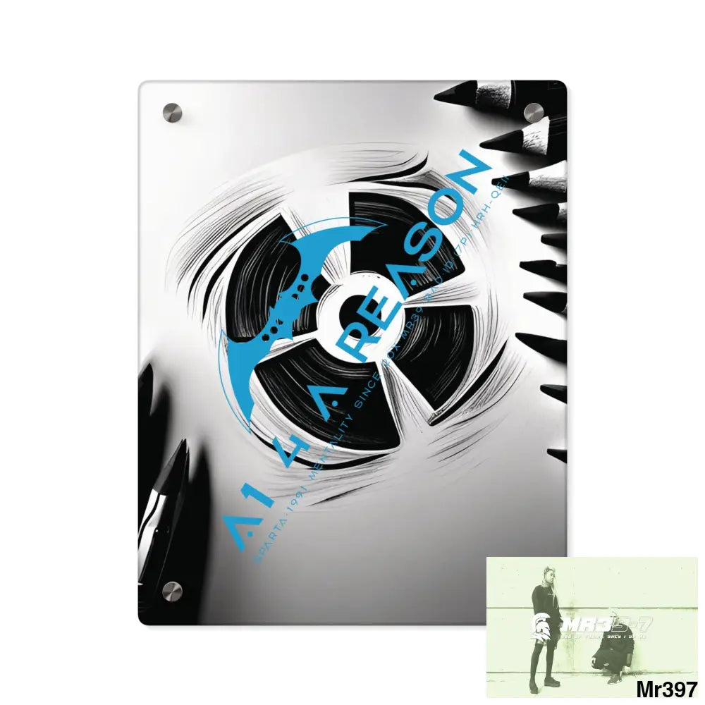 A1 4 A Reason blind 2014 Military G Radiation blast Acrylic Wall Art Panels 11″ x 14″ (Vertical) / 0.25’’ Home Decor