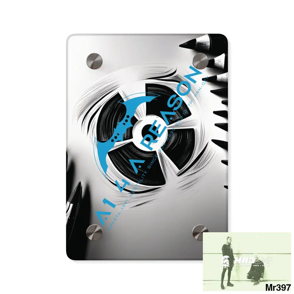 A1 4 A Reason blind 2014 Military G Radiation blast Acrylic Wall Art Panels 5’’ x 7’’ (Vertical) / 0.25’’ Home Decor