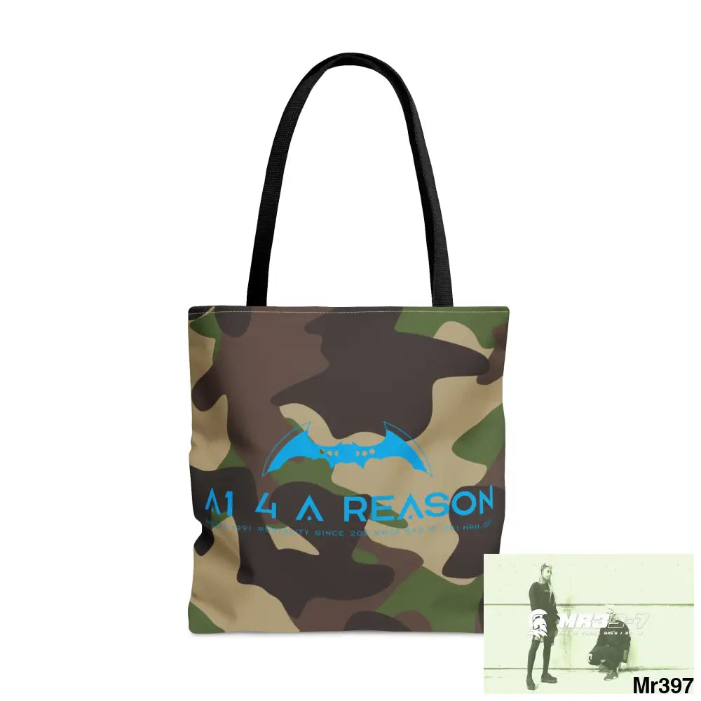 A1 4 A Reason Camo Tote Bag (AOP) Large Bags