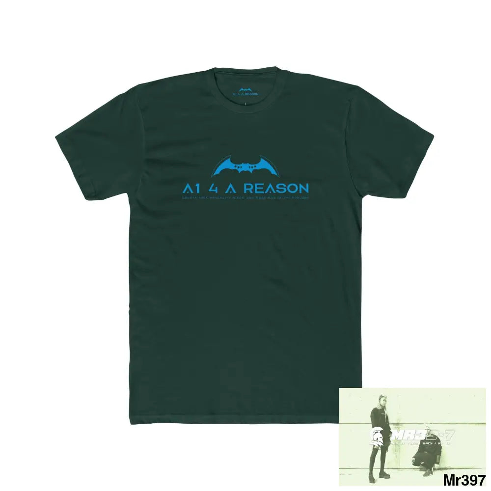 A1 4 A Reason Choose Life Men’s Cotton Crew Tee Solid Forest Green / S T-Shirt