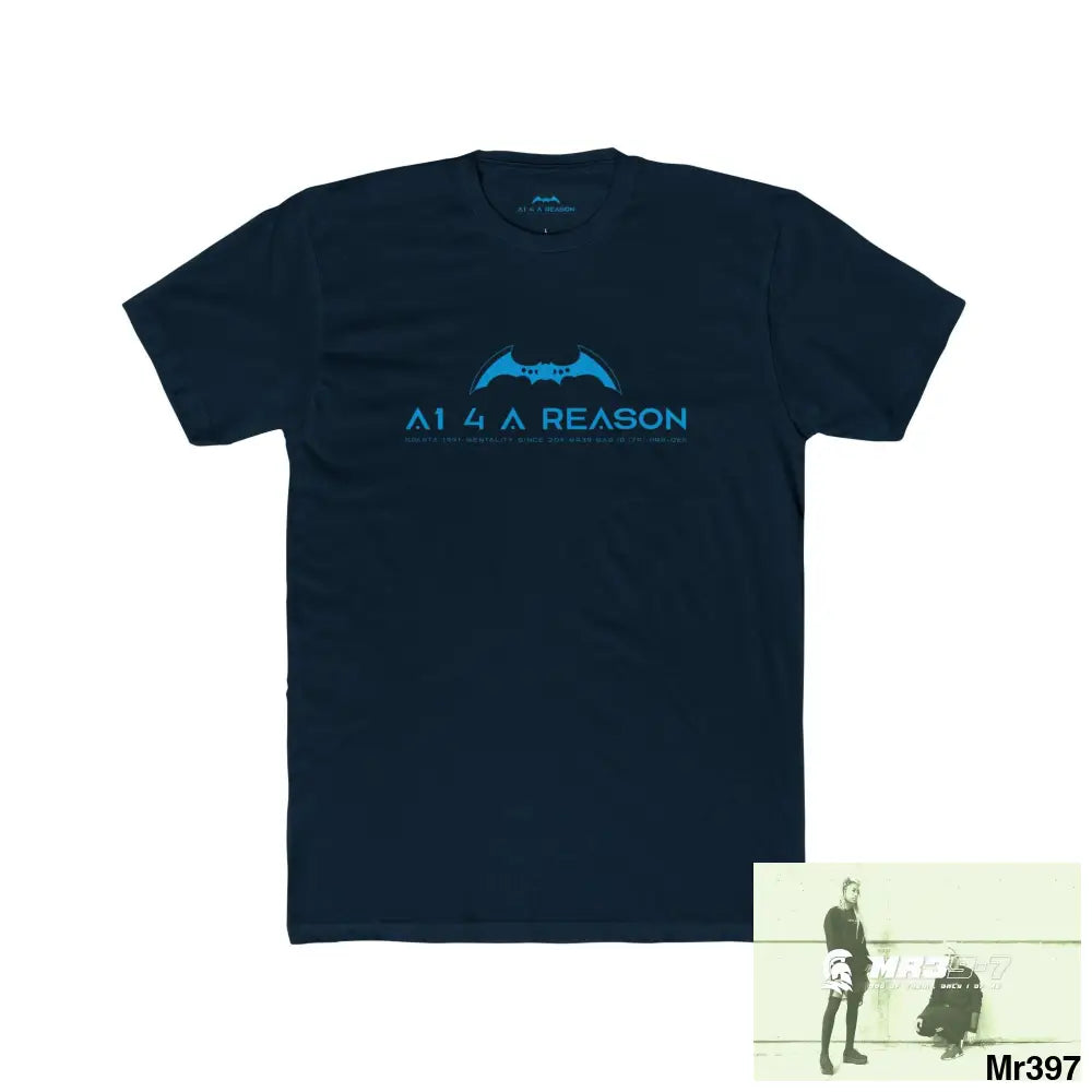 A1 4 A Reason Choose Life Men’s Cotton Crew Tee Solid Midnight Navy / XS T-Shirt