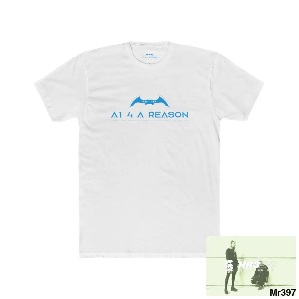 A1 4 A Reason Choose Life Men’s Cotton Crew Tee Solid White / XS T-Shirt