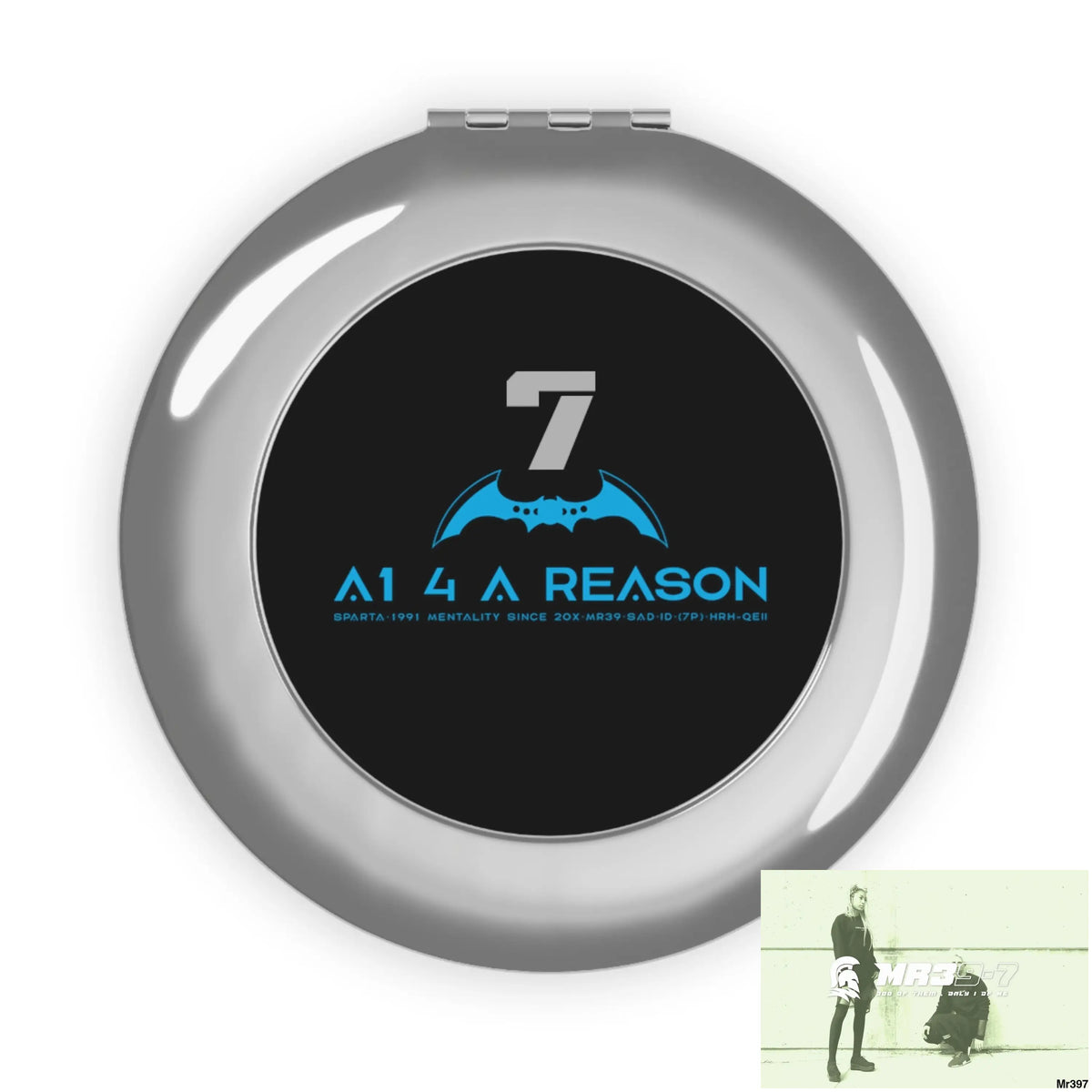 A1 4 A Reason Compact Travel Mirror Silver / Glossy / One size Accessories