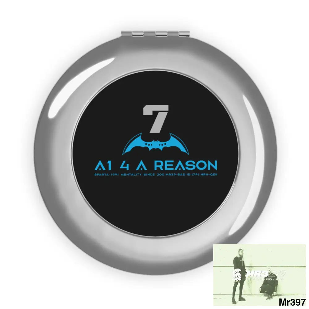 A1 4 A Reason Compact Travel Mirror Silver / Glossy / One size Accessories