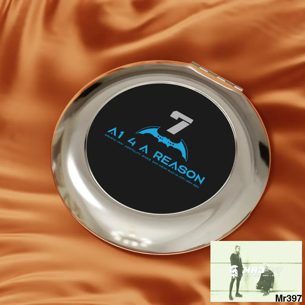 A1 4 A Reason Compact Travel Mirror Silver / Glossy / One size Accessories