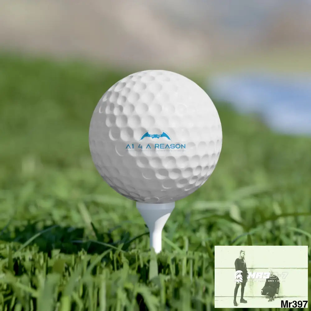A1 4 A Reason Custom Golf Balls Set Premium 6-Pack with Unique Design Ideal for Golf Lovers Personalized Gift for