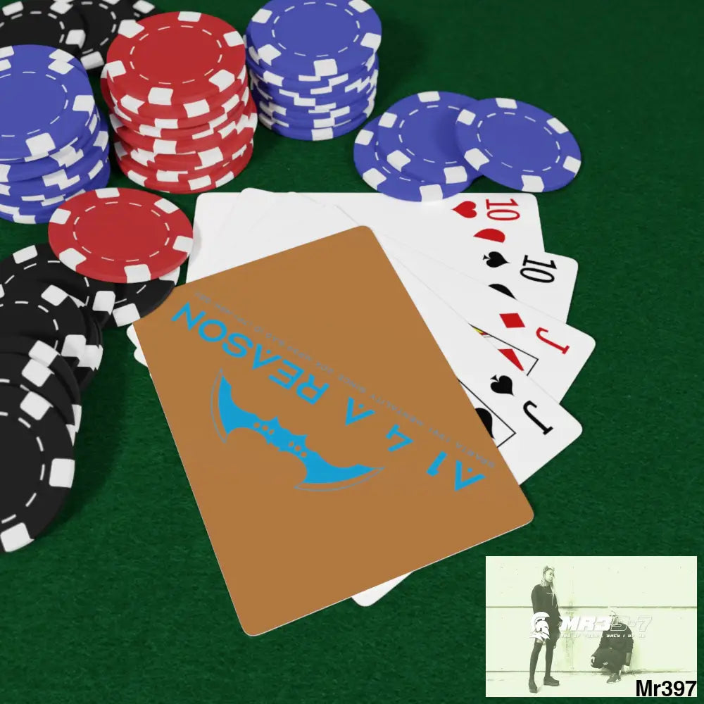 A1 4 A Reason Custom Poker Cards 2.47’’ x 3.47’’ / White / Semi Glossy Paper products