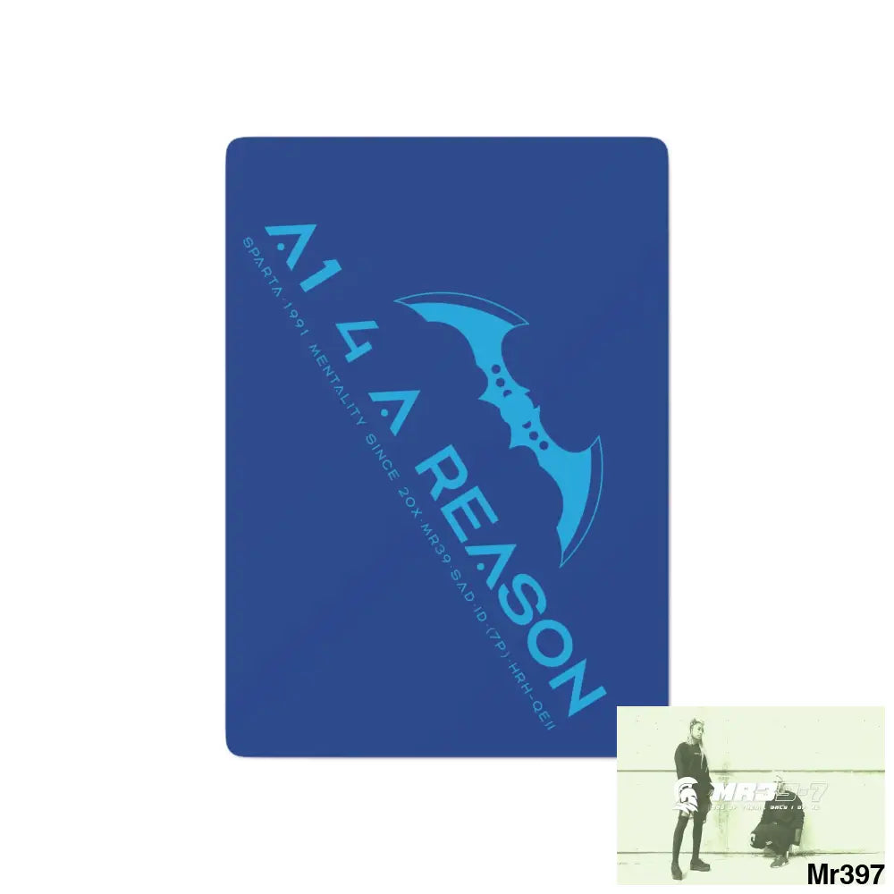 A1 4 A Reason Custom Poker Cards 2.47’’ x 3.47’’ / White / Semi Glossy Paper products