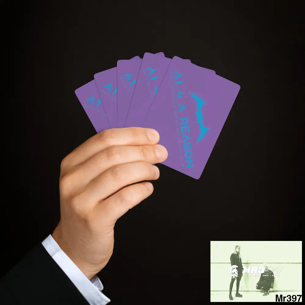 A1 4 A Reason Custom Poker Cards 2.47’’ x 3.47’’ / White / Semi Glossy Paper products