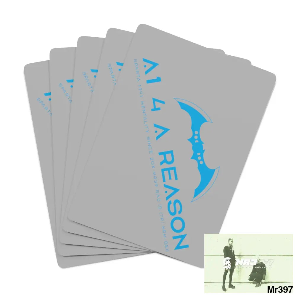 A1 4 A Reason Custom Poker Cards 2.47’’ x 3.47’’ / White / Semi Glossy Paper products