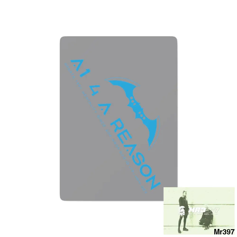 A1 4 A Reason Custom Poker Cards 2.47’’ x 3.47’’ / White / Semi Glossy Paper products