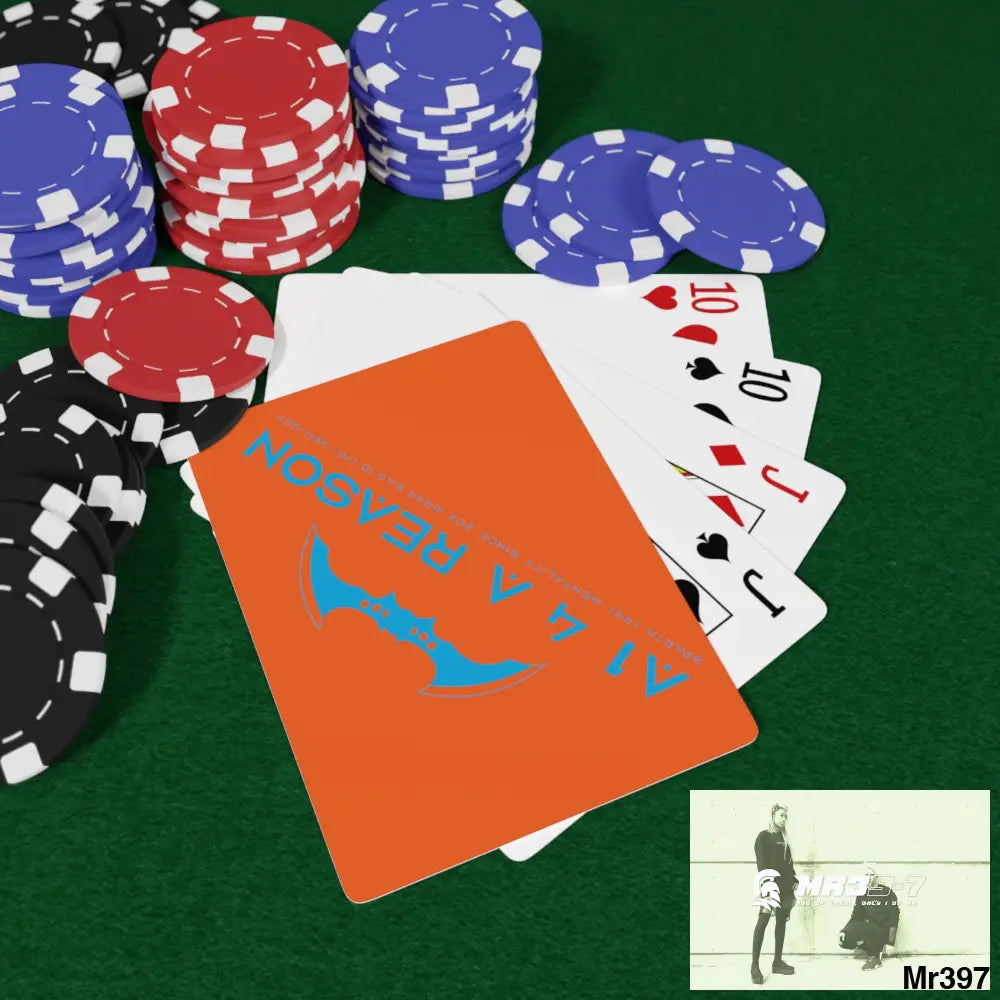 A1 4 A Reason Custom Poker Cards 2.47’’ x 3.47’’ / White / Semi Glossy Paper products