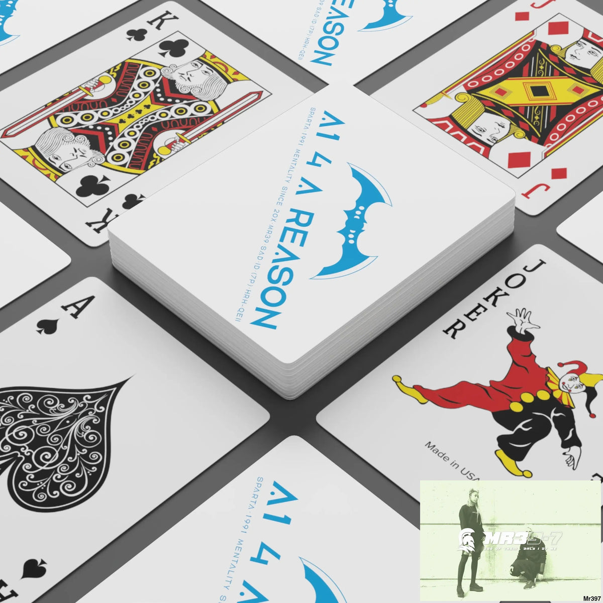 A1 4 A Reason Custom Poker Cards 2.47’’ x 3.47’’ / White / Semi Glossy Paper products