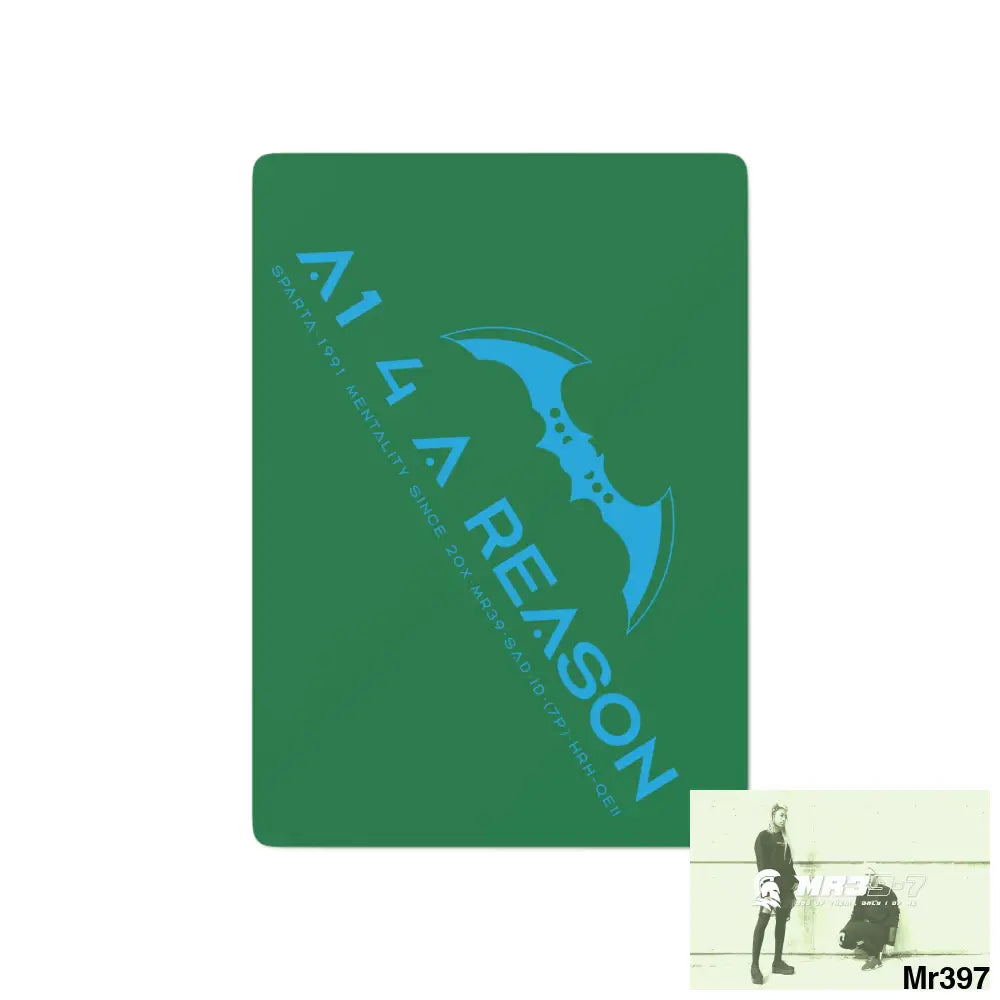 A1 4 A Reason Custom Poker Cards 2.47’’ x 3.47’’ / White / Semi Glossy Paper products