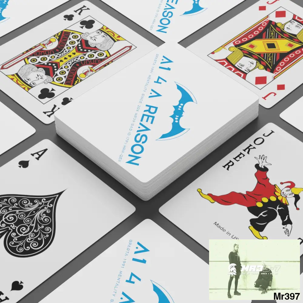 A1 4 A Reason Custom Poker Cards 2.47’’ x 3.47’’ / White / Semi Glossy Paper products