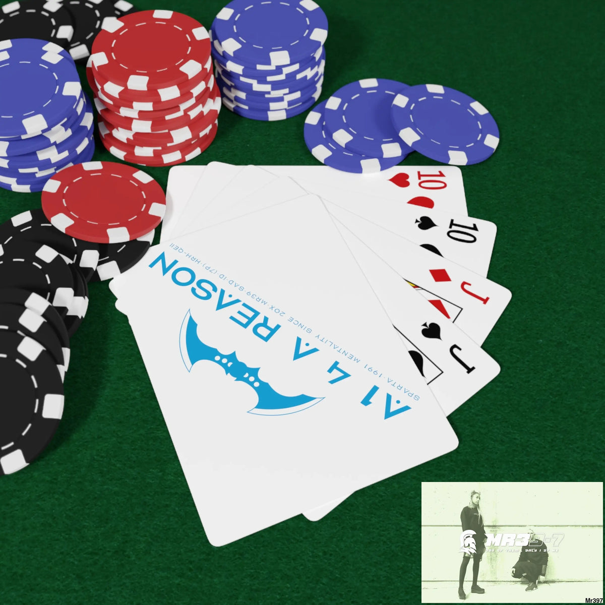A1 4 A Reason Custom Poker Cards 2.47’’ x 3.47’’ / White / Semi Glossy Paper products