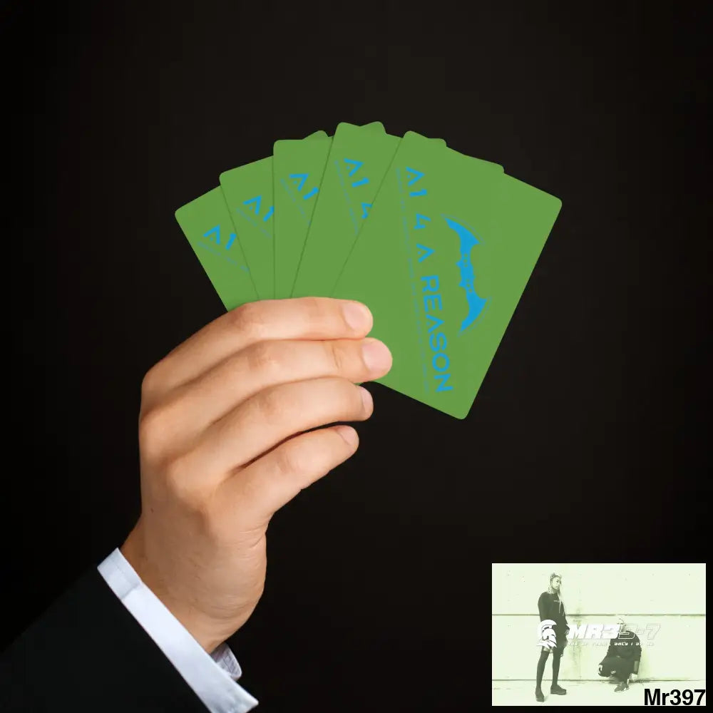A1 4 A Reason Custom Poker Cards 2.47’’ x 3.47’’ / White / Semi Glossy Paper products