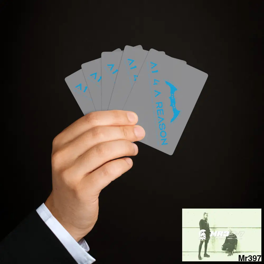 A1 4 A Reason Custom Poker Cards 2.47’’ x 3.47’’ / White / Semi Glossy Paper products