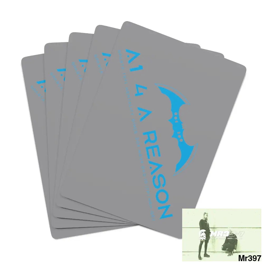 A1 4 A Reason Custom Poker Cards 2.47’’ x 3.47’’ / White / Semi Glossy Paper products