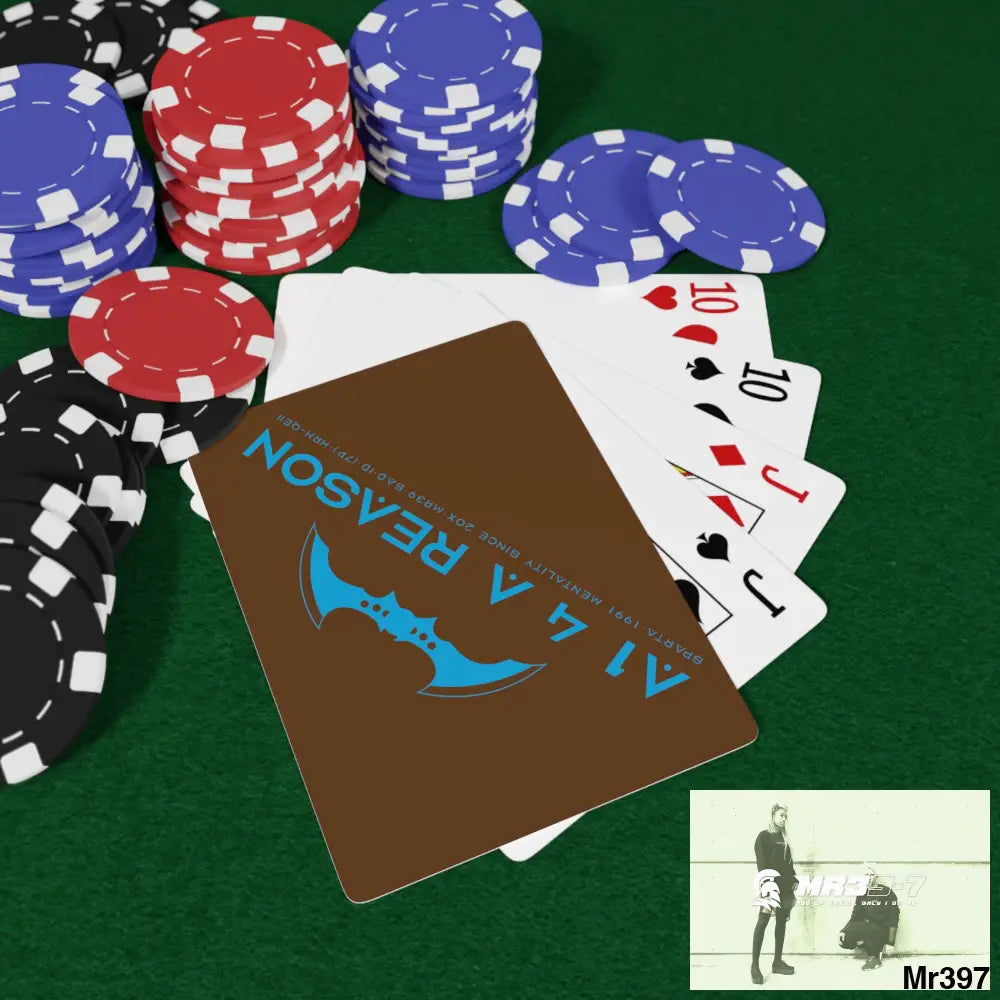 A1 4 A Reason Custom Poker Cards 2.47’’ x 3.47’’ / White / Semi Glossy Paper products