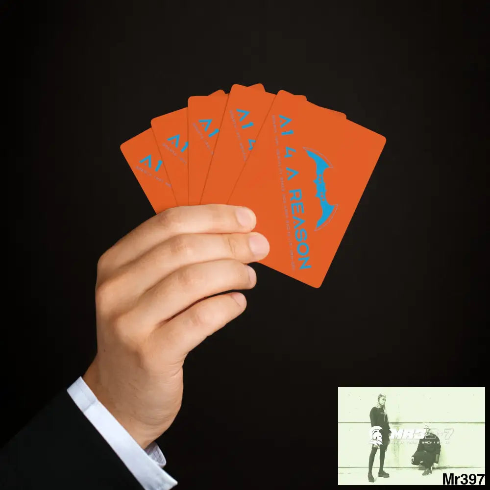 A1 4 A Reason Custom Poker Cards 2.47’’ x 3.47’’ / White / Semi Glossy Paper products