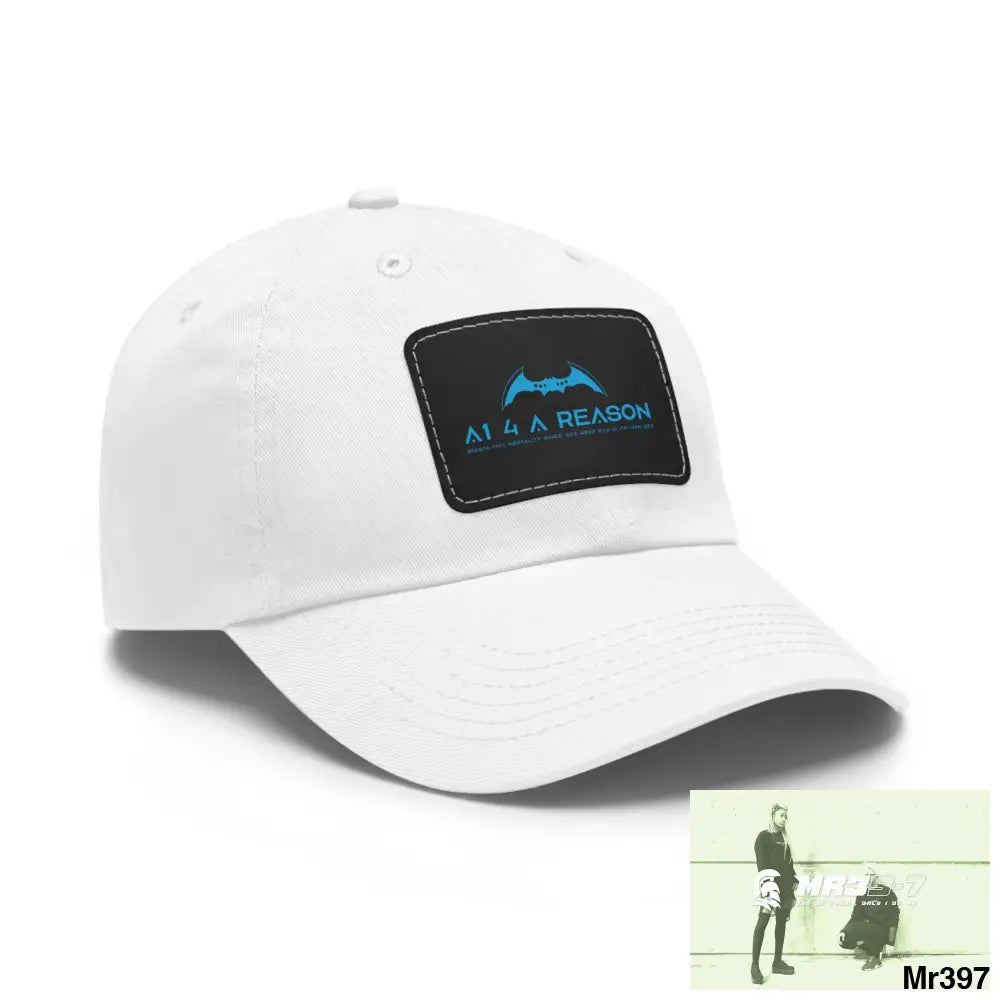 A1 4 A Reason Dad Hat with Leather Patch (Rectangle) Hats