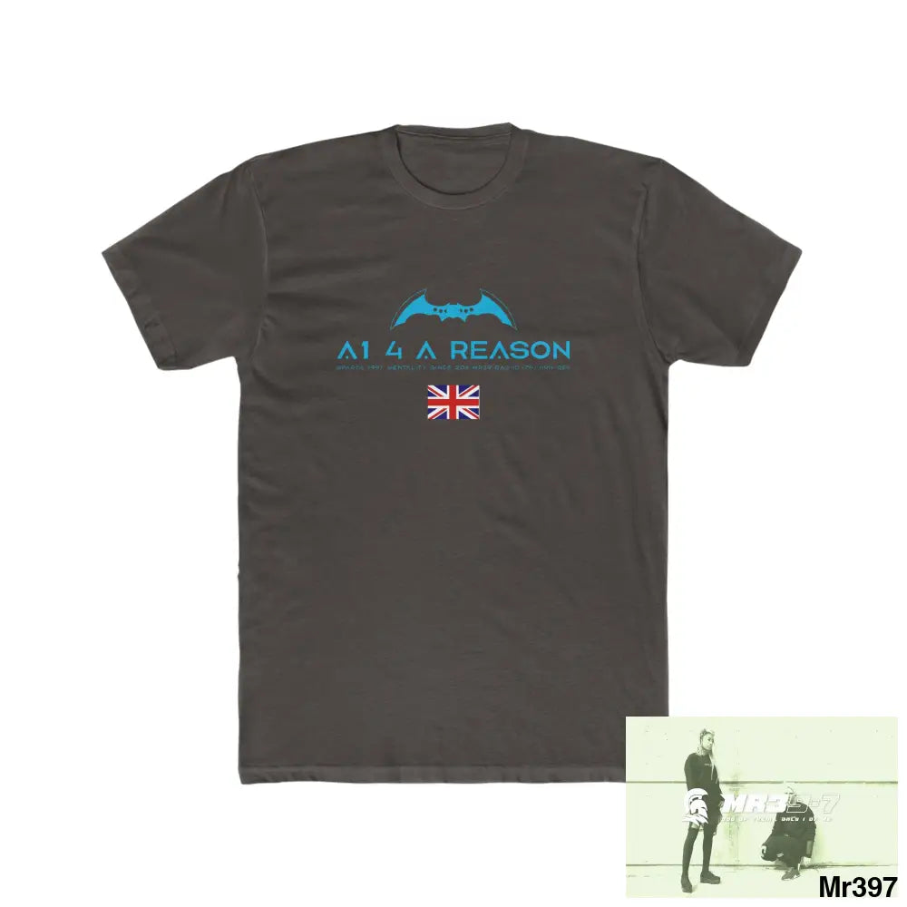 A1 4 A Reason Dahab Men’s Cotton Crew Tee Solid Dark Chocolate / S T-Shirt
