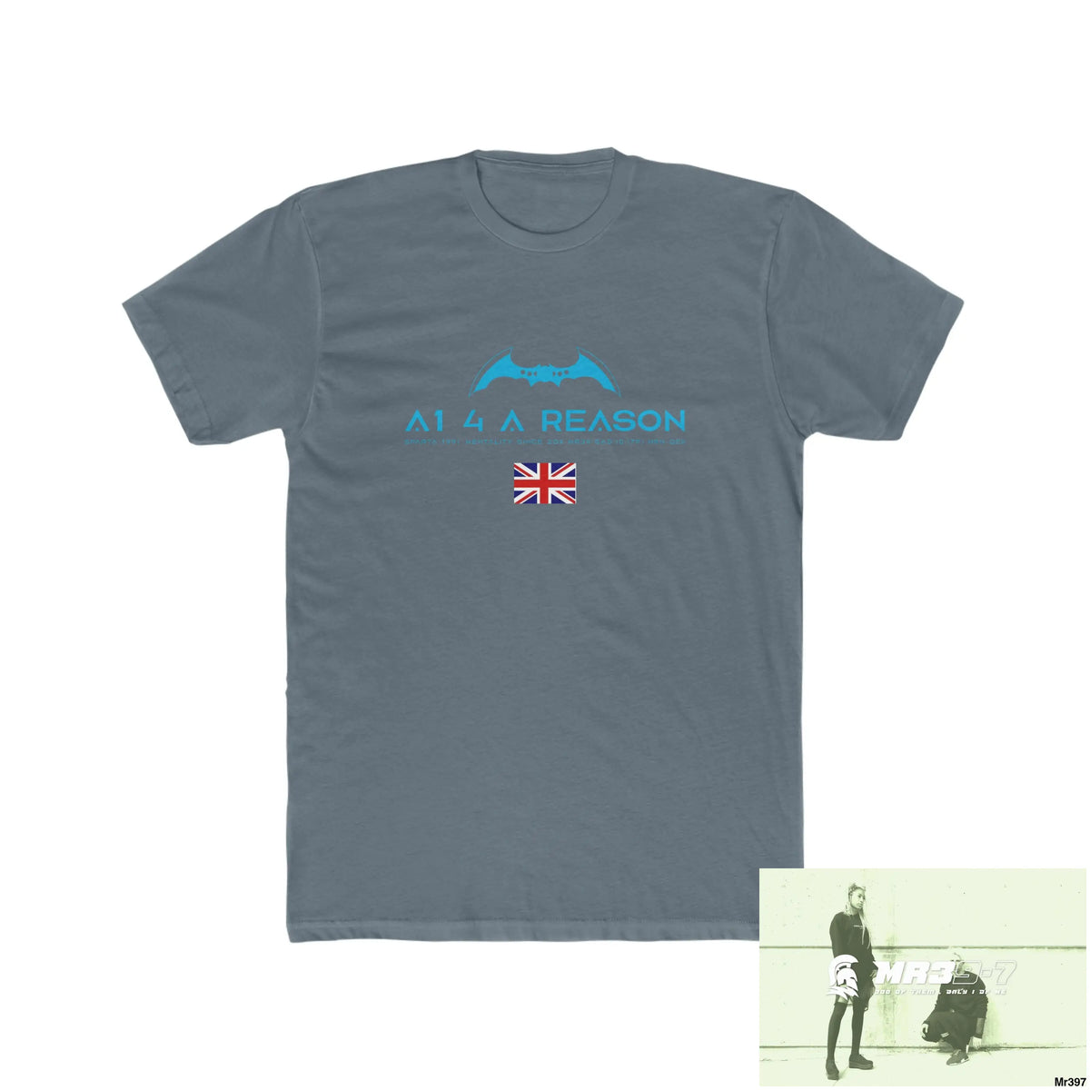 A1 4 A Reason Dahab Men’s Cotton Crew Tee Solid Indigo / S T-Shirt