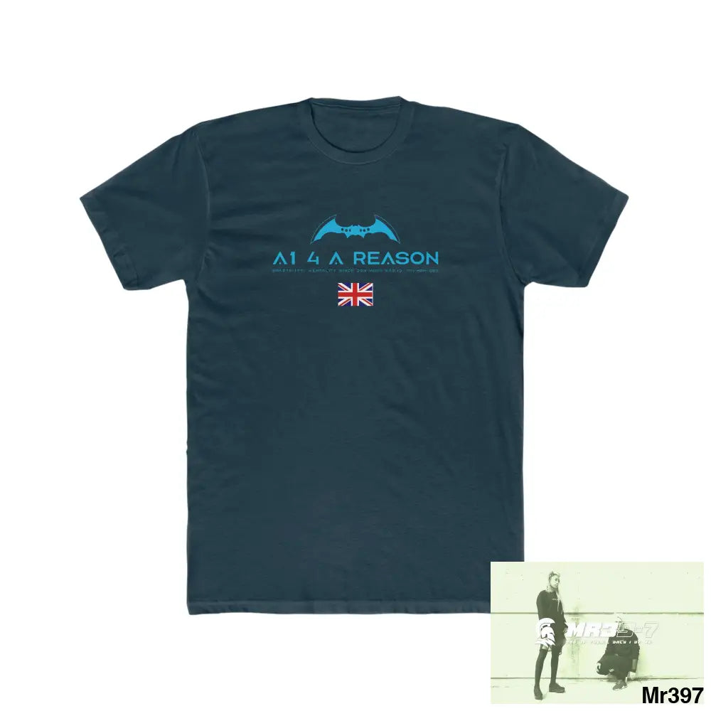 A1 4 A Reason Drugs back please ? Men’s Cotton Crew Tee Solid Midnight Navy / XS T-Shirt