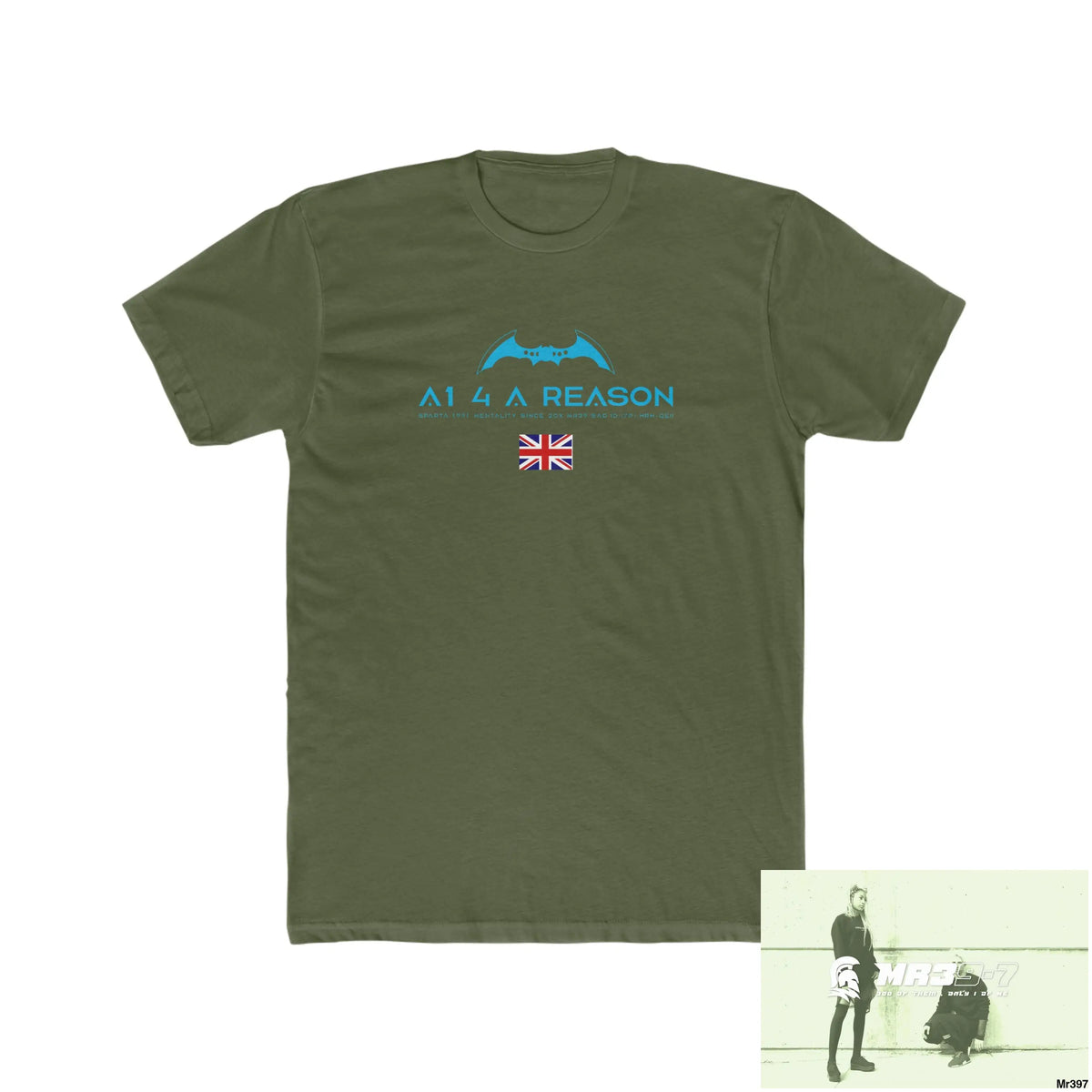 A1 4 A Reason Drugs back please ? Men’s Cotton Crew Tee Solid Military Green / XS T-Shirt