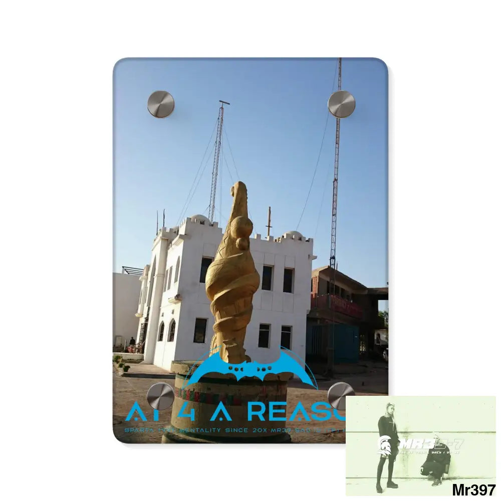A1 4 A Reason Egypt Dahab 2014 Police Station tower Escape - Climb/Jump Acrylic Wall Art Panels 5’’ x 7’’ (Vertical)