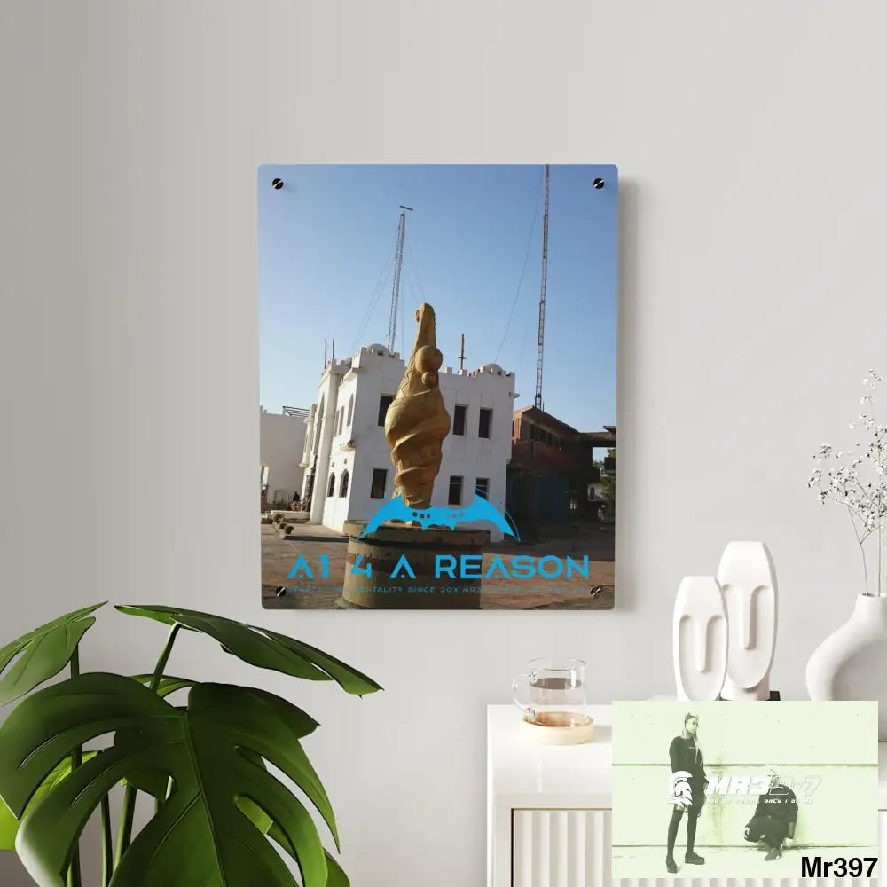 A1 4 A Reason Egypt Dahab 2014 Police Station tower Escape - Climb/Jump Acrylic Wall Art Panels Home Decor