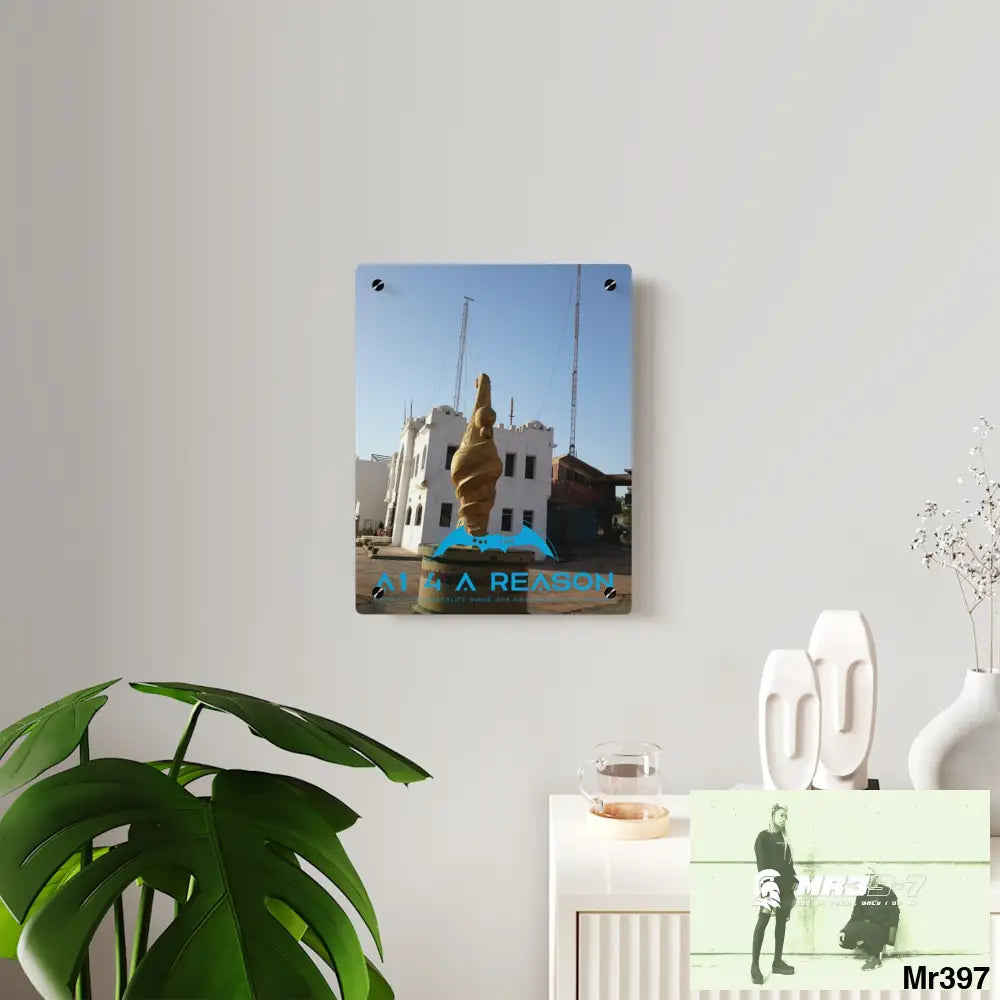 A1 4 A Reason Egypt Dahab 2014 Police Station tower Escape - Climb/Jump Acrylic Wall Art Panels Home Decor
