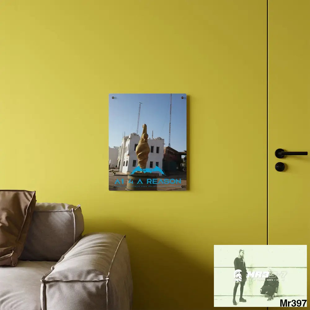 A1 4 A Reason Egypt Dahab 2014 Police Station tower Escape - Climb/Jump Acrylic Wall Art Panels Home Decor