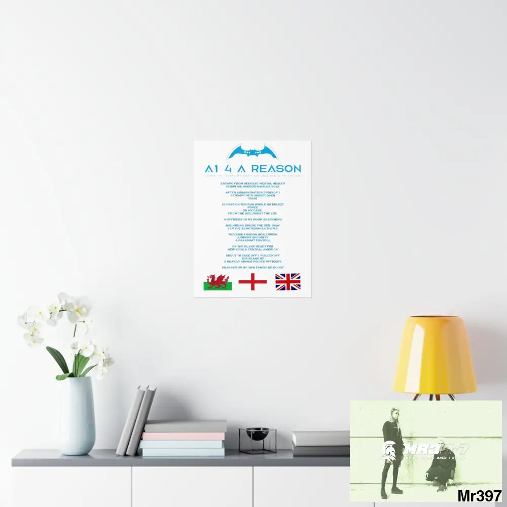 A1 4 A Reason Escape from Hergest MH Hospital 2013 Matte Vertical Posters Poster