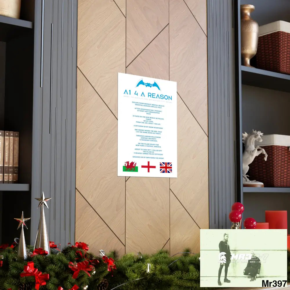 A1 4 A Reason Escape from Hergest MH Hospital 2013 Matte Vertical Posters Poster