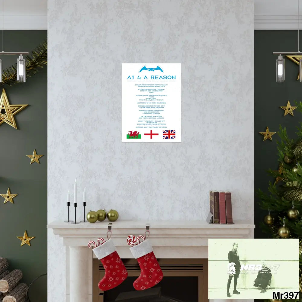 A1 4 A Reason Escape from Hergest MH Hospital 2013 Matte Vertical Posters Poster