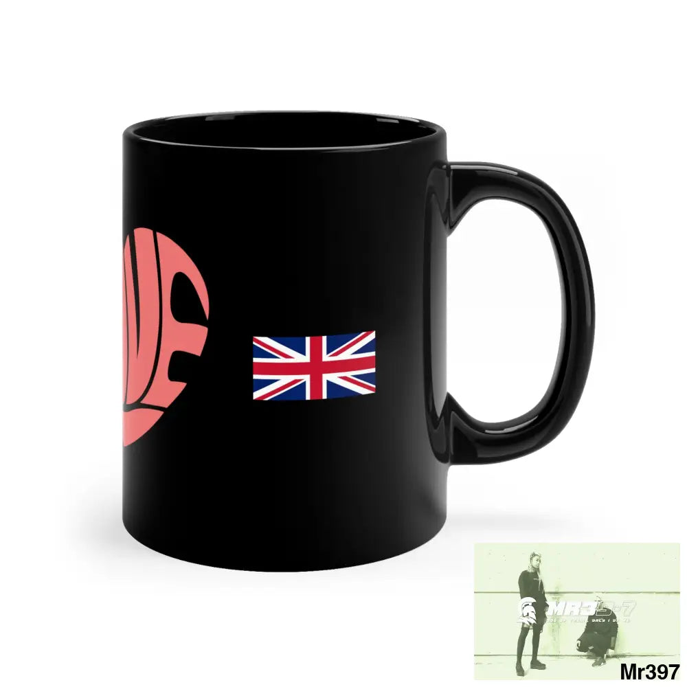 A1 4 A Reason GBR Love 11oz Black Mug 11oz Mug