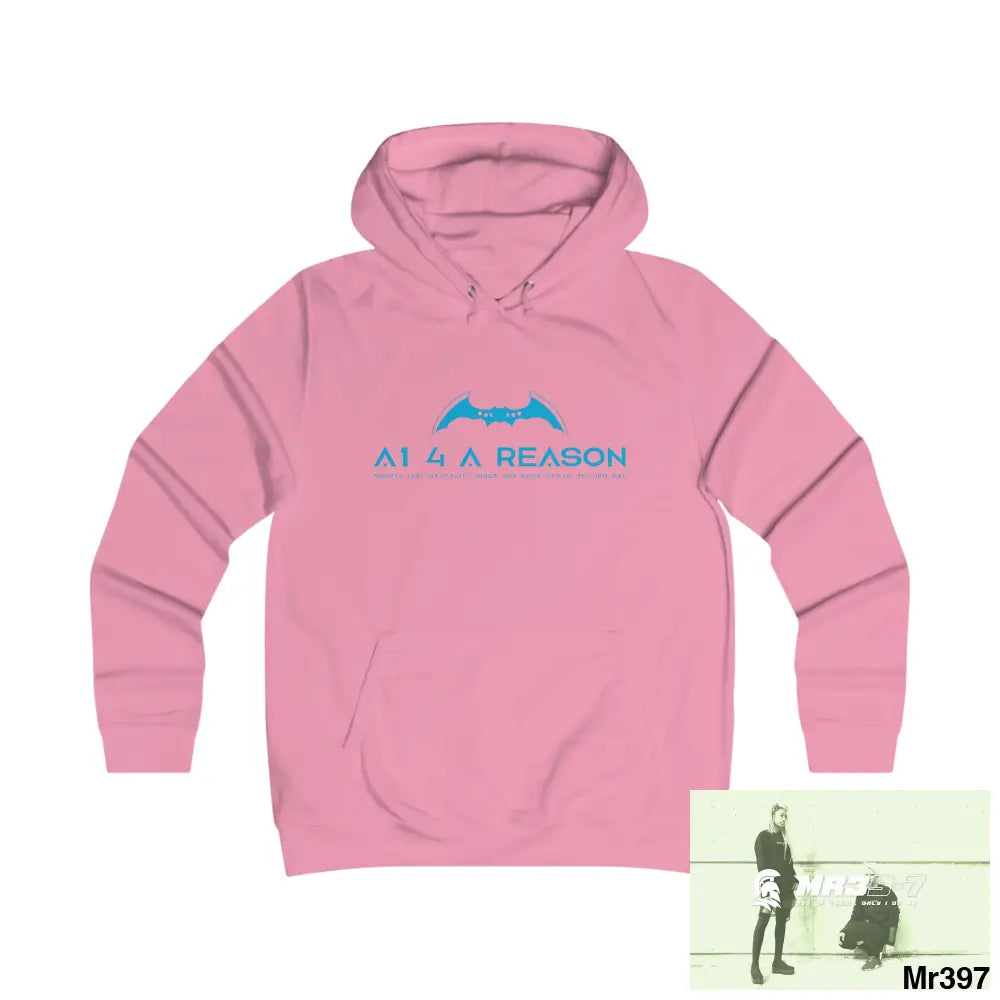 A1 4 A Reason Girlie College Hoodie S / Candyfloss Pink Hoodie