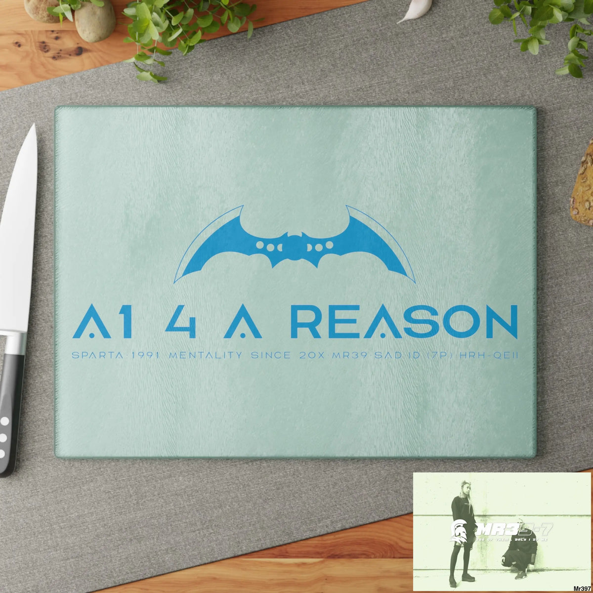 A1 4 A Reason Glass Cutting Board 11’’ x 15’’ / Rectangle Home Decor