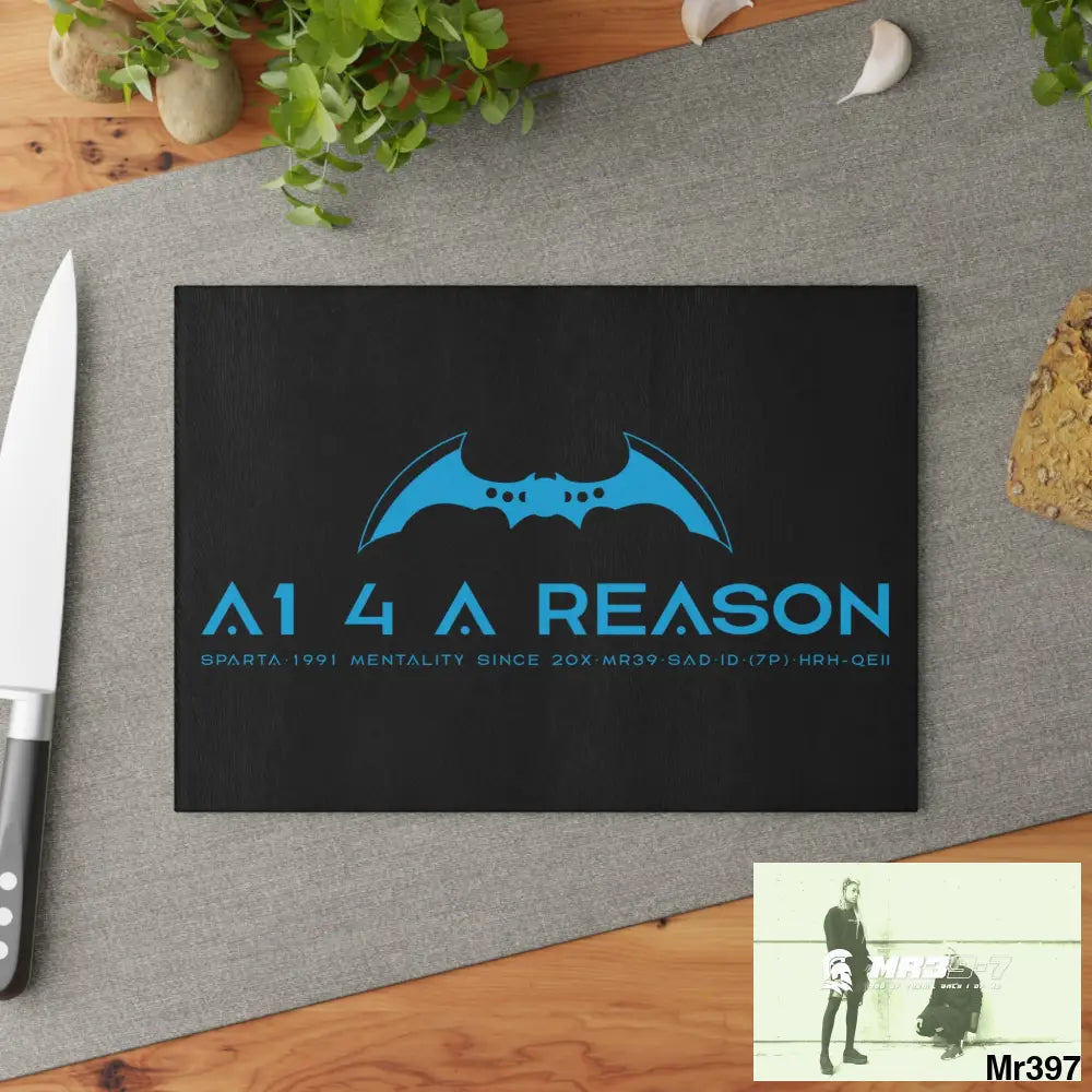 A1 4 A Reason Glass Cutting Board Home Decor