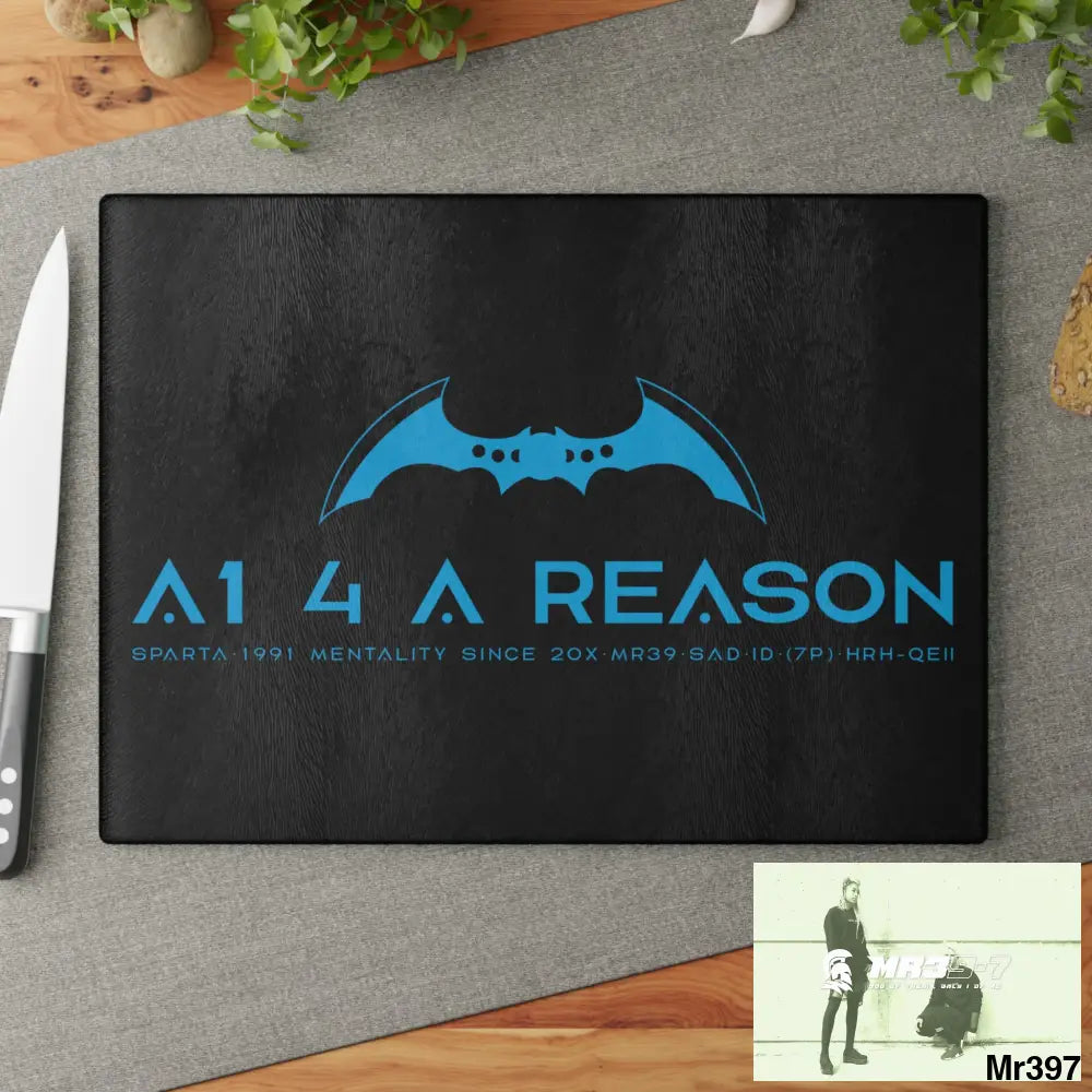 A1 4 A Reason Glass Cutting Board Home Decor