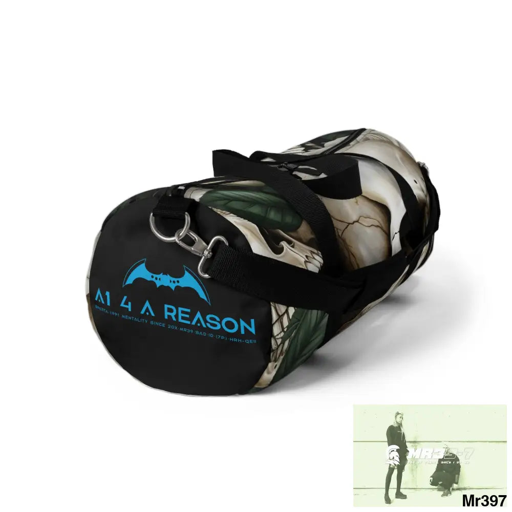 A1 4 A Reason Gothic Skulls & Roses Duffel Bag Bags