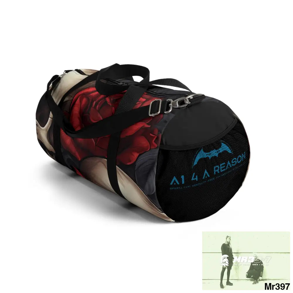 A1 4 A Reason Gothic Skulls & Roses Duffel Bag Bags