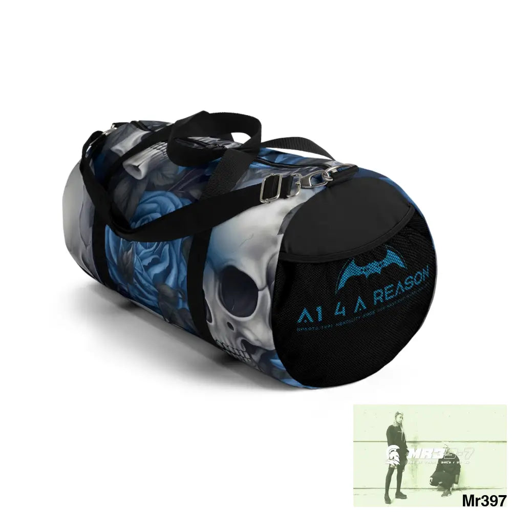 A1 4 A Reason Gothic Skulls & roses Duffel Bag Bags