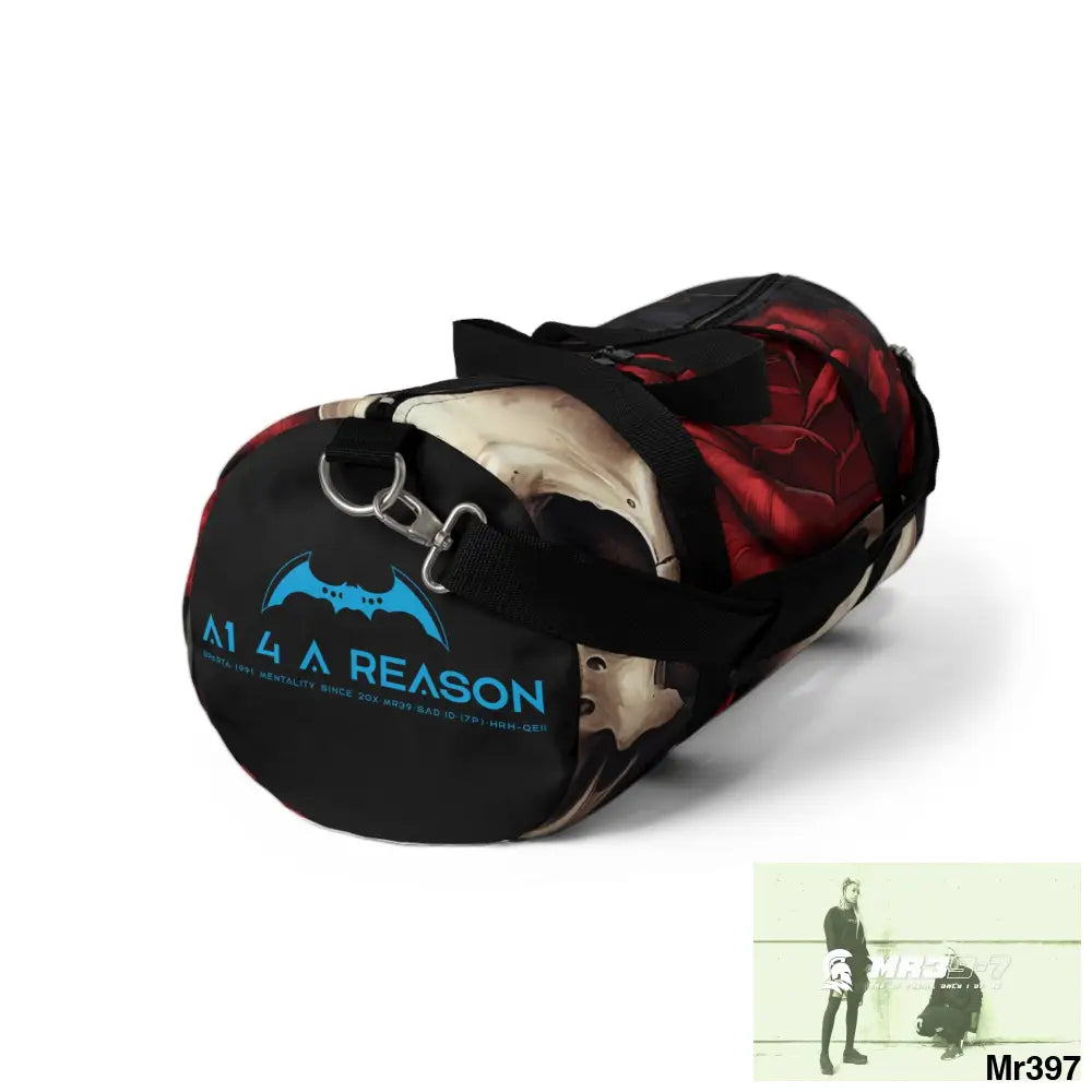 A1 4 A Reason Gothic Skulls & Roses Duffel Bag Bags