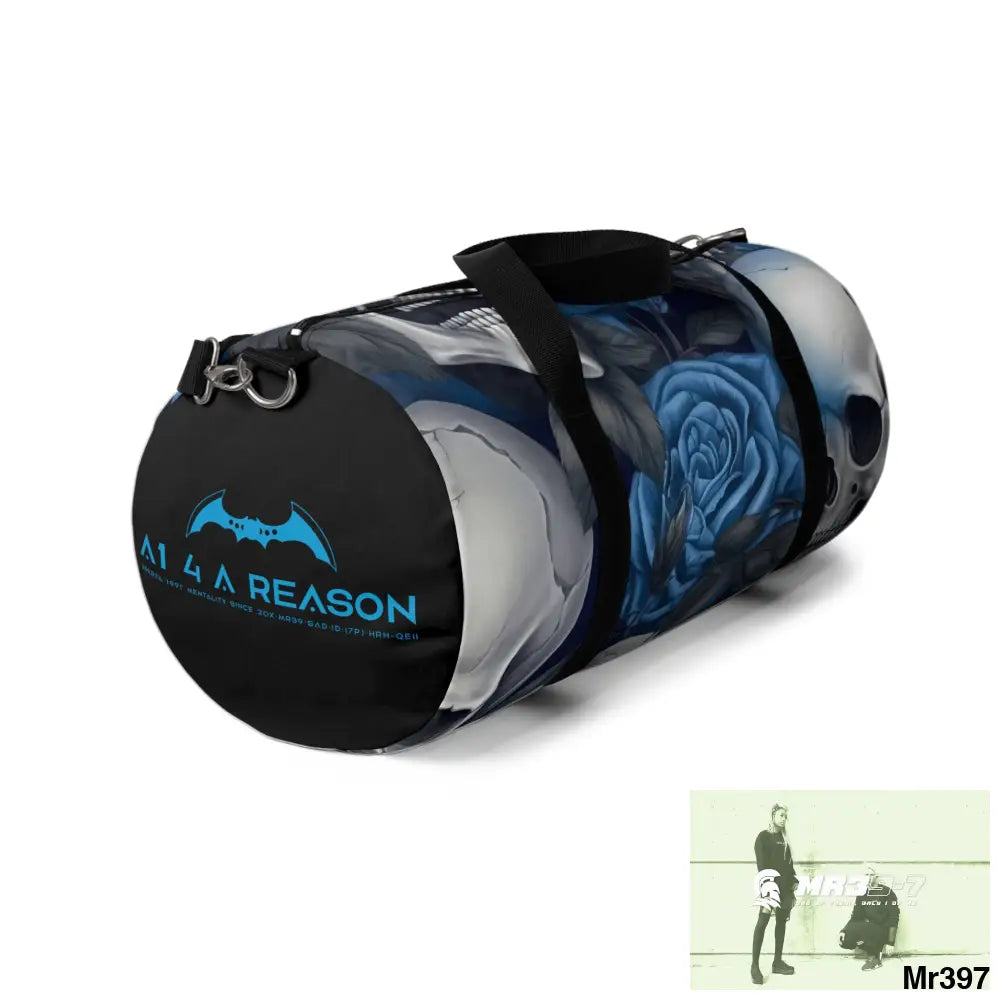A1 4 A Reason Gothic Skulls & roses Duffel Bag Bags