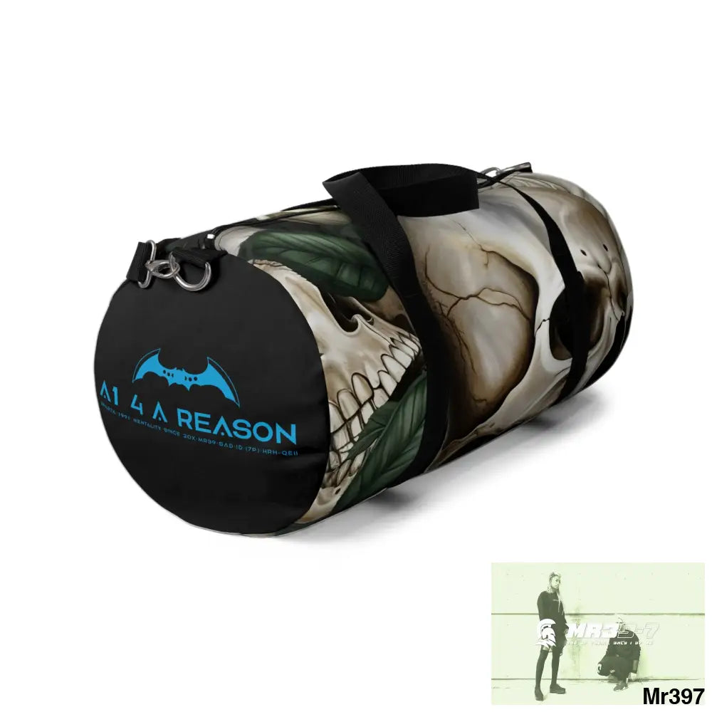 A1 4 A Reason Gothic Skulls & Roses Duffel Bag Bags