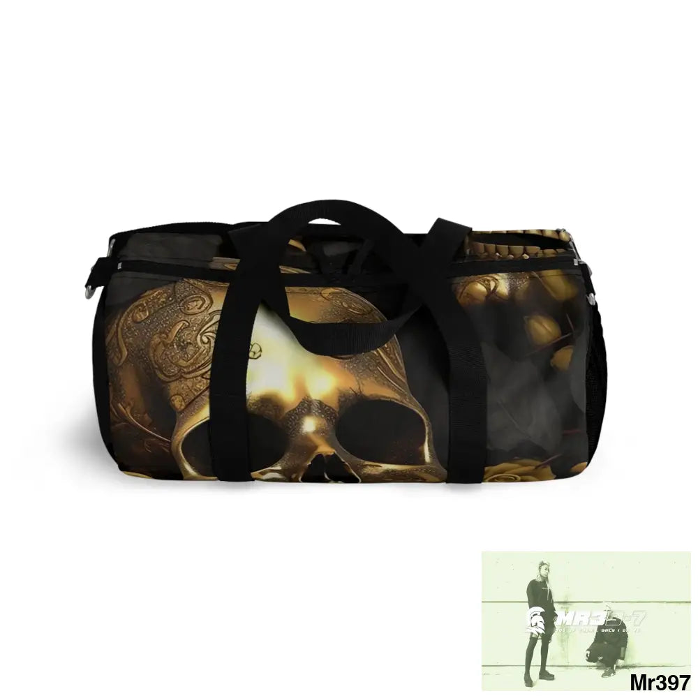 A1 4 A Reason Gothic Skulls & Roses Duffel Bag Bags